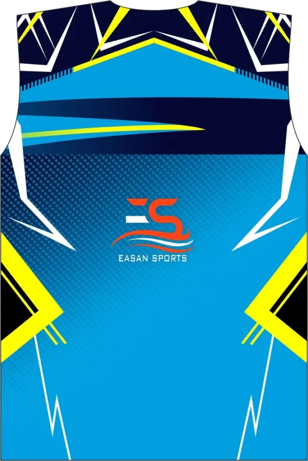 Customized Blue Sports Jersey-3