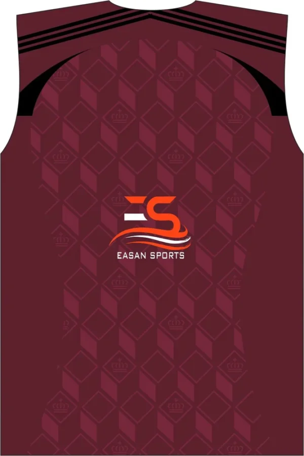 Customized Maroon Football Jersey-1