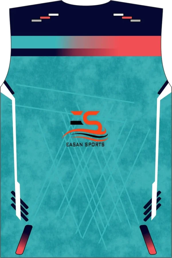 Customized Teal Kabaddi Jersey-1