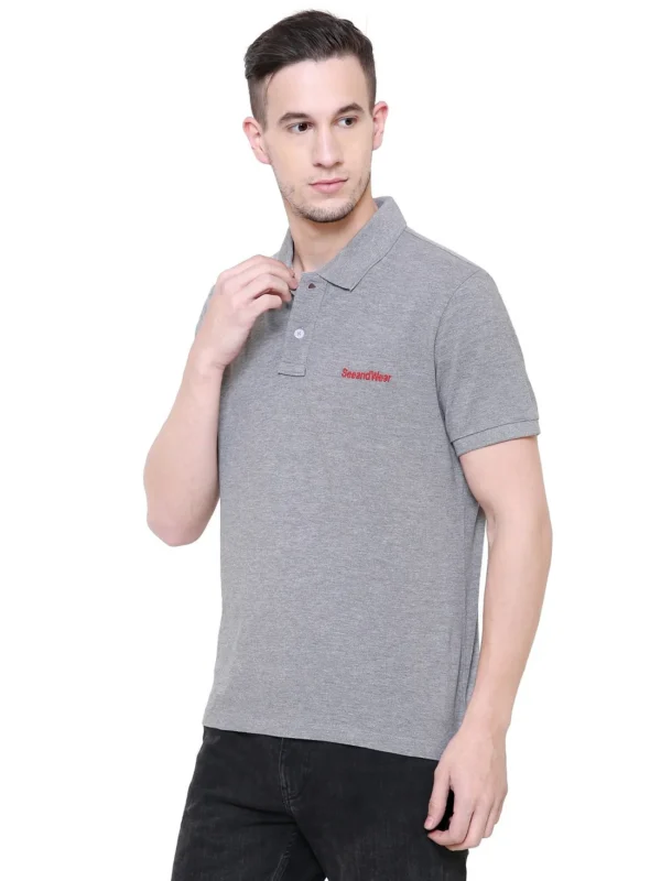 Polo T-Shirt (Grey)