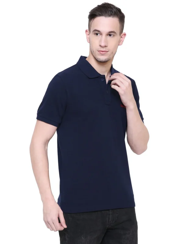 Polo T-Shirt (Navy Blue)